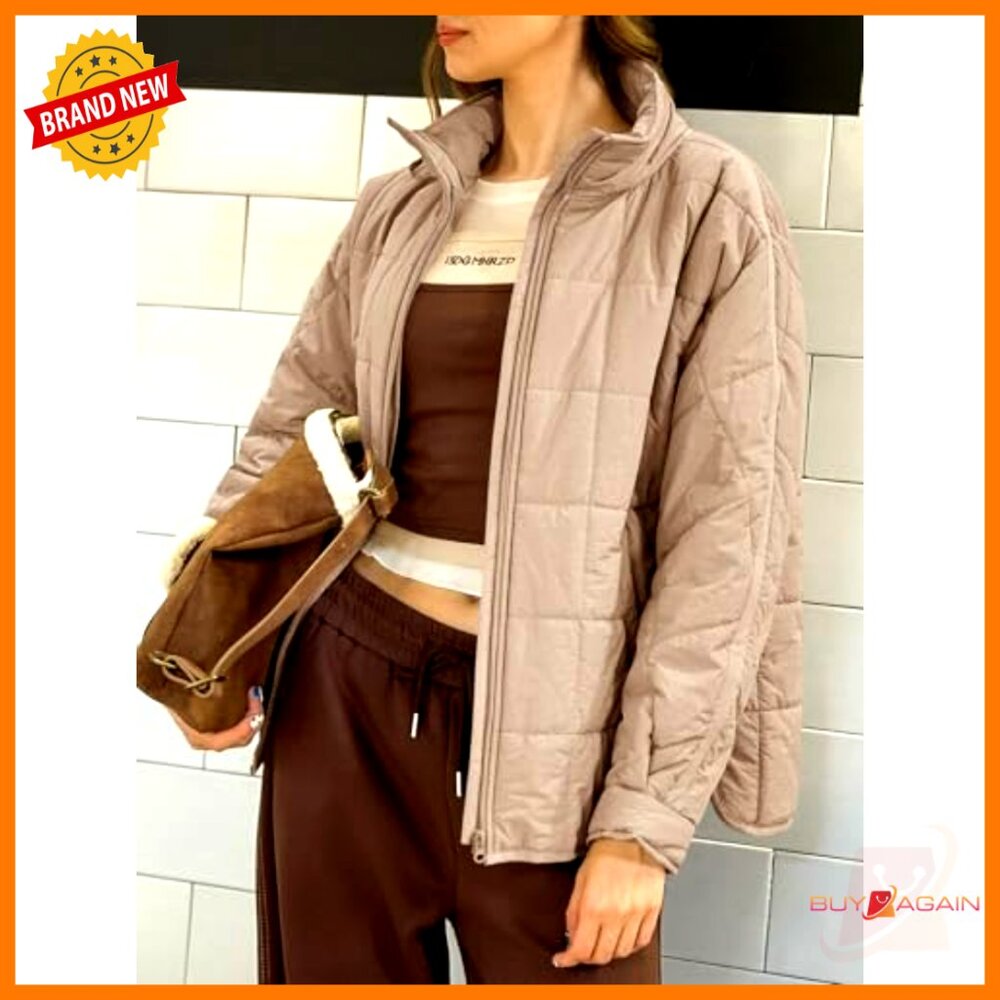 Oversized Lightweight Puffer Jacket Packable Fold… - image 3